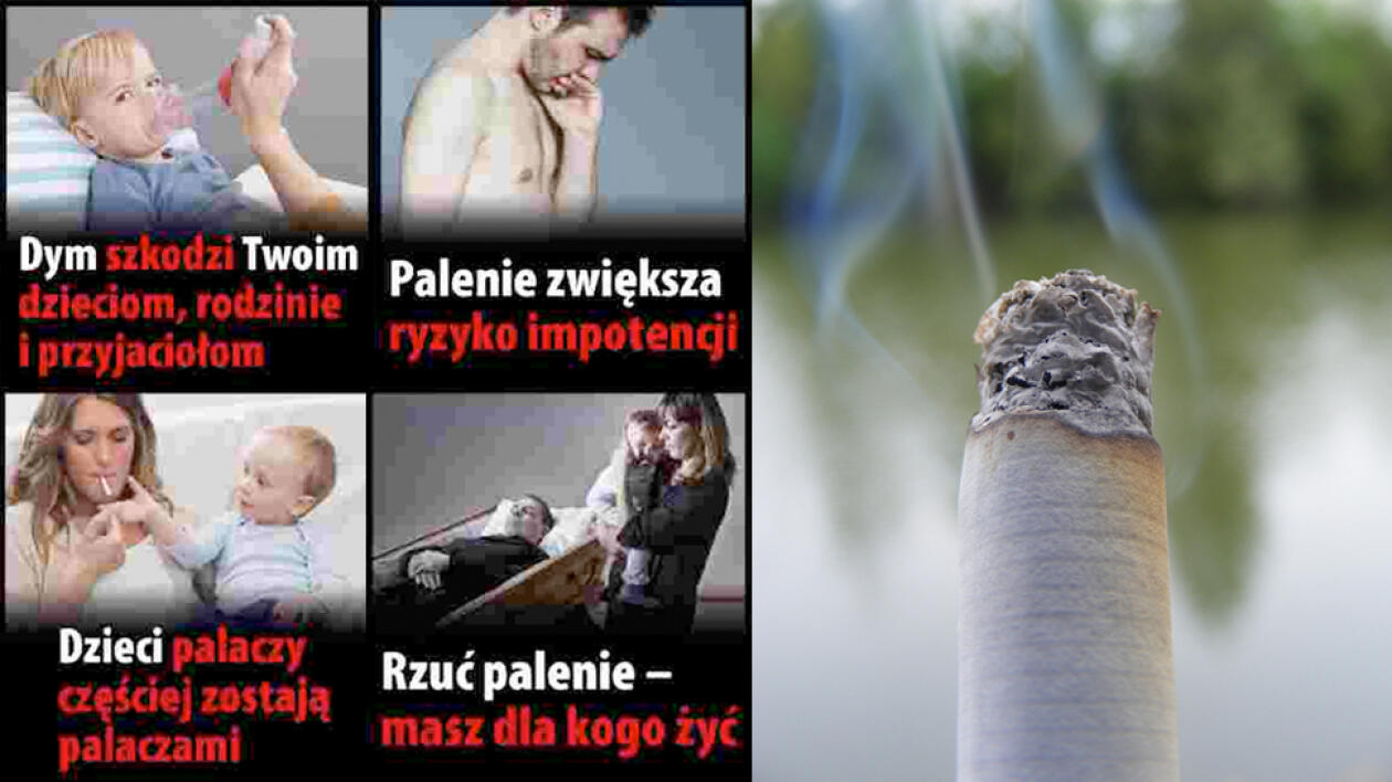 Drastyczne zdjęcia zniechęcą cię do palenia. Polska ma rok na dostosowanie się